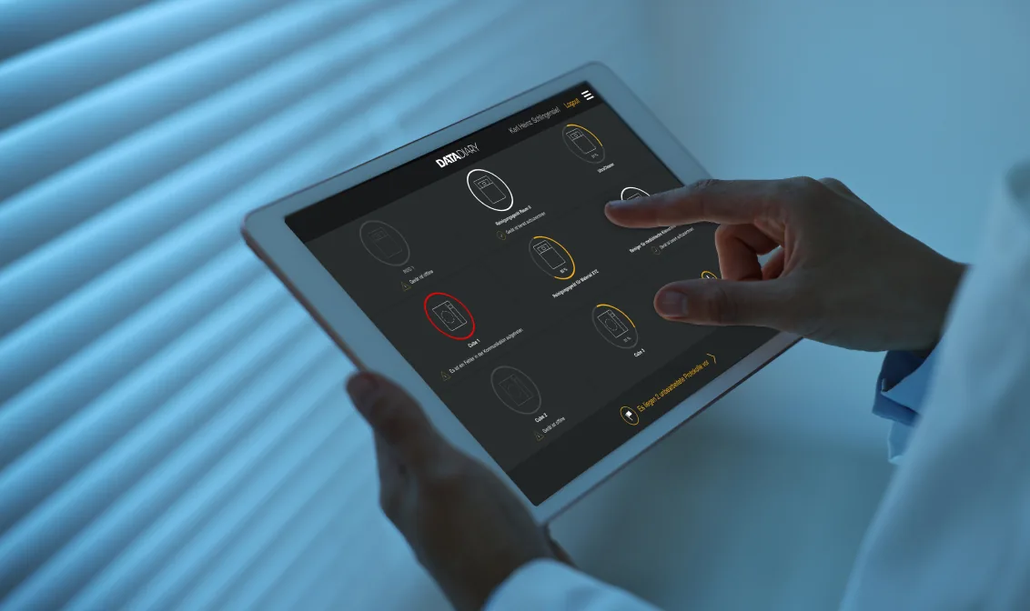 Tablet mit der Miele-App