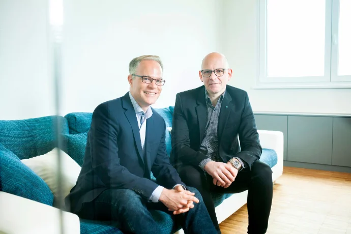 Die Gründer Boris Feldmann und Dennis Conze