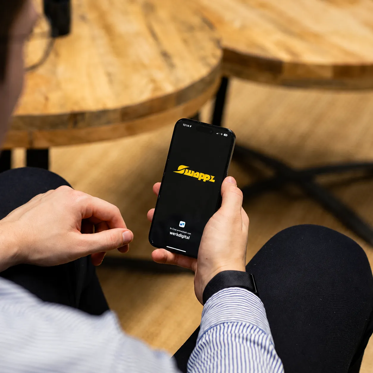 Swappz-App auf dem Smartphone